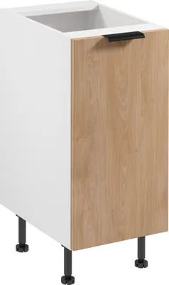 Produktbild von Unterschrank - küchemöbel 40 cm ohne Arbeitsplatte , Sorento D40 Sonoma Eiche / Weiß
