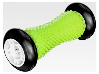 Produktbild von Fußmassagerolle, Tragbare Gummi-Massagerolle für Plantarfasziitis, Fußmassagegerät zur Linderung des Fußgewölbes