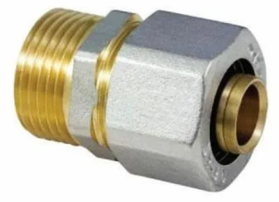 Imagen del producto de Conector recto macho roscado, diámetro 26 x 3/4