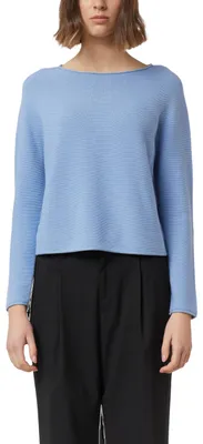 Produktbild von COMMA Damen Strickpullover – Relaxed Fit, Strukturmuster, Rollsaum