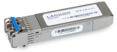 Produktbild von LANCOM SFP-LX-LC1, Faseroptik, 1000 Mbit/s, SFP, LC, 9/125 µm, 10000 m