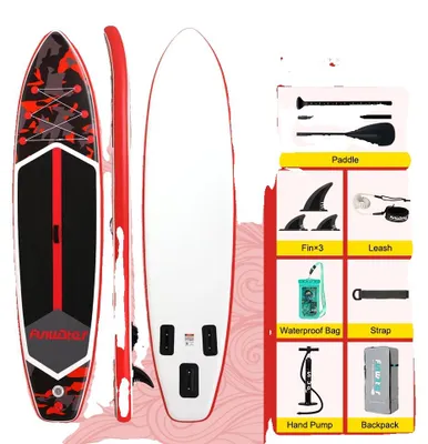Obrázok produktu pre Nafukovacie doska na stand-up paddleboarding, odolné PVC, kompletná sada príslušenstva, SUPFW32A