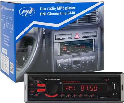 Obrázek produktu pro Autorádio MP3 přehrávač PNI Clementine 8440, 4x45W, 12V, 1 DIN, mit SD, USB, AUX, Cinch