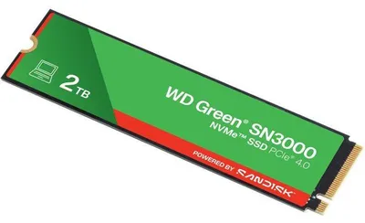 Image de SSD Interne, Western Digital Green SN3000, NVMe, 2 To, PCIe Gen4
