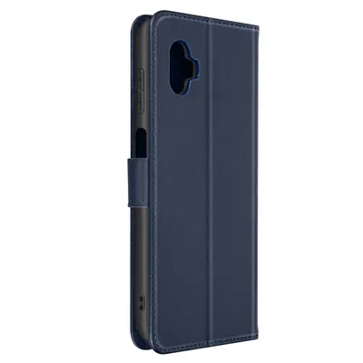 Image de Étui en simili cuir pour Samsung Xcover 6 Pro avec fonction support - Bleu foncé