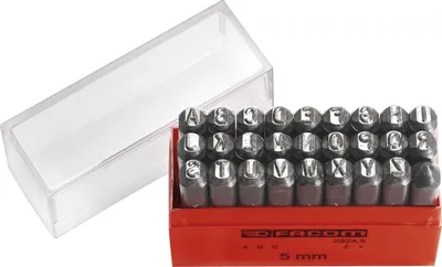 Obrázek produktu pro Facom Schlagbuchstaben A - Z, 5 mm, 27-tlg
