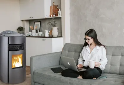 Produktbild von SCHENGER Pelletofen 8,8kW 51-R A++ Vollautomatisch WIFI+ECO+TIMER