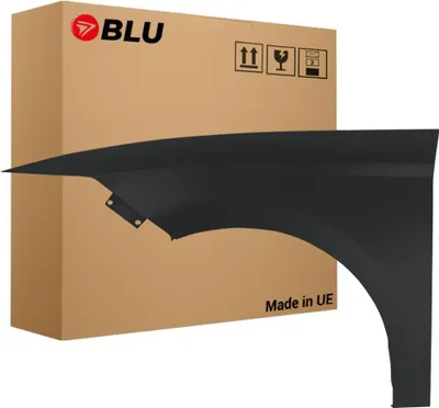 Image de BLU Aile Compatible avec Seat Leon III 3 5F LW7Z Gauche Grau Grau Track | 2012-2020 | Avant | Peint| Prêt à Monter | Acier