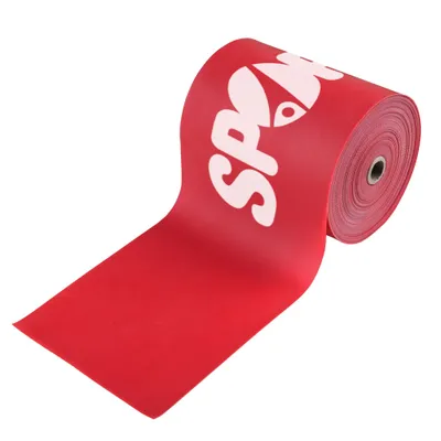 Produktbild von Sport-Thieme Fitnessband "150", Extra stark, Rot, 25 m x 15 cm