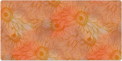 Produktbild von Mauspad - Schreibtischunterlage - 100x50 cm - Tischunterlage - Sonnenblumenblumen