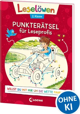 Produktbild von Leselöwen Punkterätsel für Leseprofis - 2. Klasse (Rot)