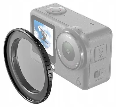Image de Adaptateur de fixation pour filtre de 49 mm pour DJI Osmo Action 6 / PU1084B