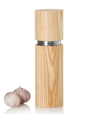 Produktbild von AdHoc MP472 Salzmühle oder Pfeffermühle Textura 20 cm, Edelstahl | Eschenholz hell
