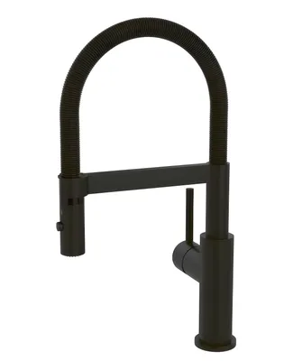 Produktbild von Villeroy & Boch Armatur Wasserhahn Steel Expert Compact Window 92990006 Edelstahl massiv Matt Black Hochdruck Ausziehbare Brause - inkl.
