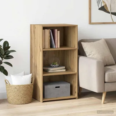 Image de vidaXL Meuble de rangement latéral, chêne artisanal, 50 x 41 x 93 cm, matériau de bois