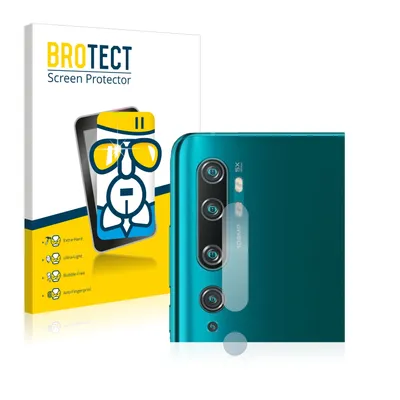 Produktbild von BROTECT Schutzglas für Xiaomi Mi Note 10 Pro (NUR Kameraschutz) Schutzfolie Panzer Folie Glas Display Schutz klar