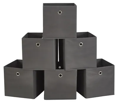 Produktbild von Set aus 6 Faltbaren Aufbewahrungsboxen zur Organisation