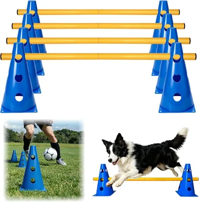Productafbeelding van Hondenbehendigheidsset 8 stuks, voor buiten