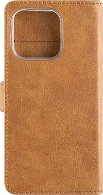 Zdjęcie produktu dla Etui na telefon iPhone 16 Pro, Fixed Book Case Opus, brązowe