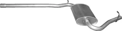 Produktbild von POLMO 01.131 Mittelschalldämpfer Schalldämpfer für AUDI A4 Avant (8E5, B6) A4 Limousine (8E2, B6)