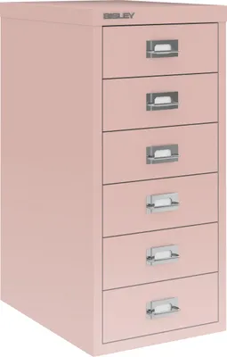 Produktbild von Bisley MultiDrawer Schubladenschrank - Farbe: Pastellpink