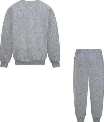 Produktbild von Nike Kids Essential Fleece Crew Langarm-set Grau 3 Months Jungen,Mädchen Grau 3 Months