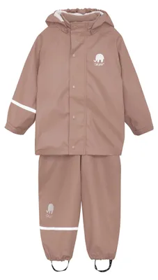 Productafbeelding van CeLaVi Unisex Regenpak - Effen Polyurethanregenpak, Burlwood, maat 80
