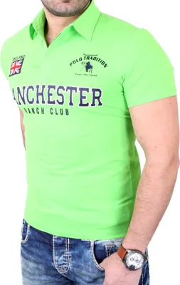 Produktbild von Reslad Poloshirt Herren Clubwear Polo Kragen Manchester RS-277 Grün S