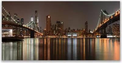 Produktbild von Tulup Leinwand-Bilder 140x70 Wandbild Canvas Kunstdruck Stadt Brücken Architektur