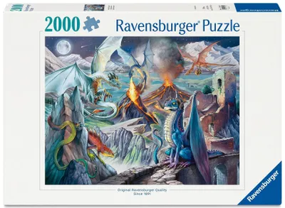 Produktbild von Erwachsenenpuzzle 2000 Teile - Die Drachenwächter