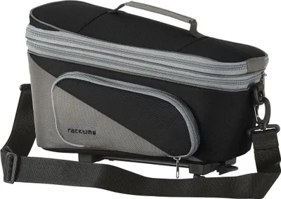Produktbild von racktime Talis Plus, Hinten, Fahrradtasche, Polyester, Schwarz, Grau, 8 l, 10 kg