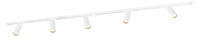 Image de Ledvion systeme rail LED 2m monophase Blanc 5 spots sans ampoule GU10