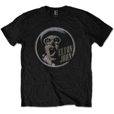 Produktbild von Elton John Circle Black M T-Shirt