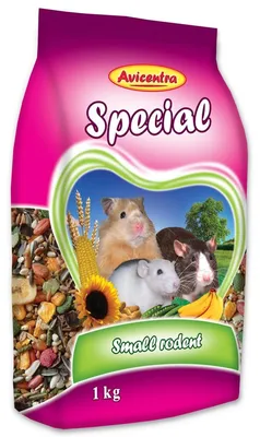 Productafbeelding van Avicentra Speciál, voeding voor kleine knaagdieren, 1 kg