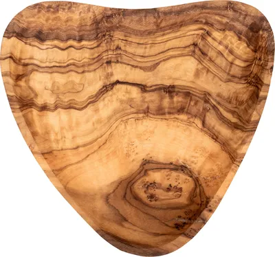 Produktbild von Olivenholz Schale ca. 17x17cm Herz Holzschale Holz Tischdeko Dekoschale Unikat