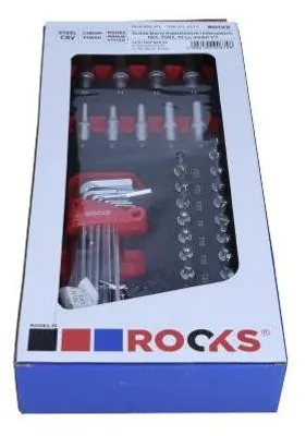 Produktbild von ROOKS Steckschlüsselsatz Knarenkasten OK-01.3117 Chrom-Vanadium-Stahl