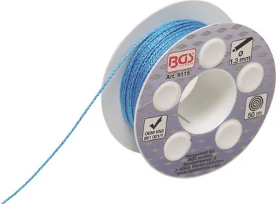 Produktbild von BGS-9115 (0,77 EUR pro m) Nylon-Ausglas-Trennschnur 50 m