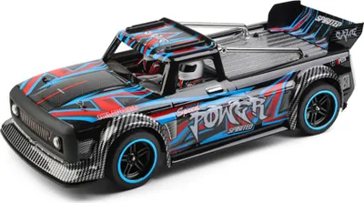 Zdjęcie produktu dla 1: 10 Brushless RC Samochód Wltoys 104072 Rtr 2.4G 4wd 60km / h Drift On- road Model Off- road Wspinaczka Truck 3 baterie