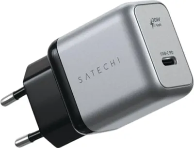 Produktbild von Satechi ST-UC30WCM-EU Ladegerät für Mobilgeräte Universal Schwarz