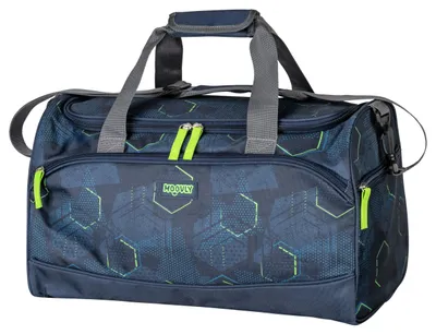 Kindersporttas 25 l, blau-grün, mit Schuh- und Nassfach