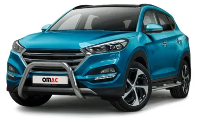 Zdjęcie produktu dla Listwa ochronna przedniego zderzaka do Hyundai Tucson 2015-2020 z ABE srebrna