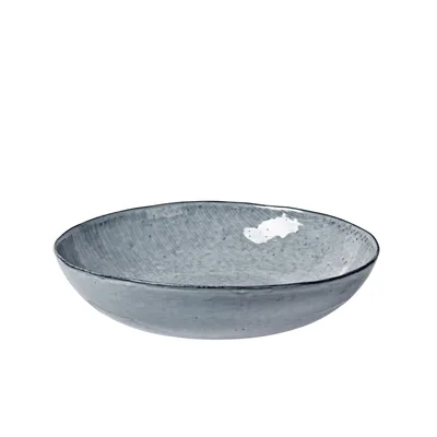 Produktbild von Broste copenhagen Salatschüssel graublau 34,5 cm Nordic Sea