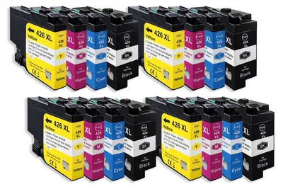 Produktbild von 16er Pack Druckerpatronen 426 426XL kompatibel mit MFC-J4540 J4540DW