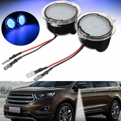 Immagine prodotto di Coppia di luci LED bianche per specchietti retrovisori laterali per Ford Edge Mondeo Focus C-Max Kuga S-Max