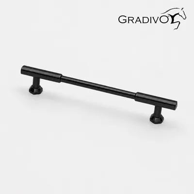 Produktbild von Möbelgriff Küchengriffe Schrankgriff Bügelgriff Schubladengriffe 643 Schwarz 160 mm