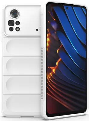 Produktbild von Xiaomi Poco X4 Pro 5G Hülle, Weich TPU Silikon Stossfest Anti-rutsch Schutzhülle für Xiaomi Poco X4 Pro 5G Weiß
