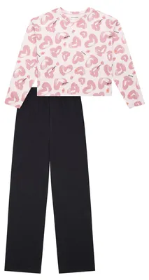 Produktbild von Schiesser Mädchen Schlafanzug Set Pyjama lang - Größe 140 bis 176