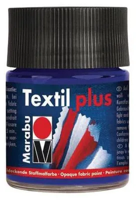 Image de Peinture pour tissu Marabu Textil plus 50 ml violet foncé 051