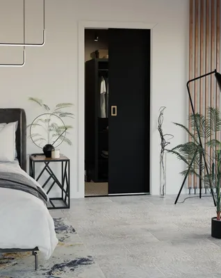 Produktbild von KIER FURNITURE Schiebetüren Evo Belmo + Kassette und Rahmen 90cm, Eiche Sonoma