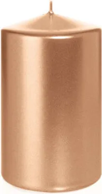Produktbild von Stumpenkerzen in RAL-Qualität Rosegold 80 x Ø 48 mm, 10 Stück